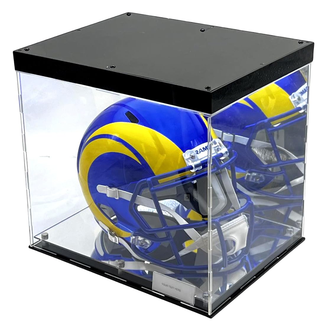 clear case for football helmet LED Light Full Size Football Helmet Display Case Showcase Acrylic Clea –  BH21 Enterprise
