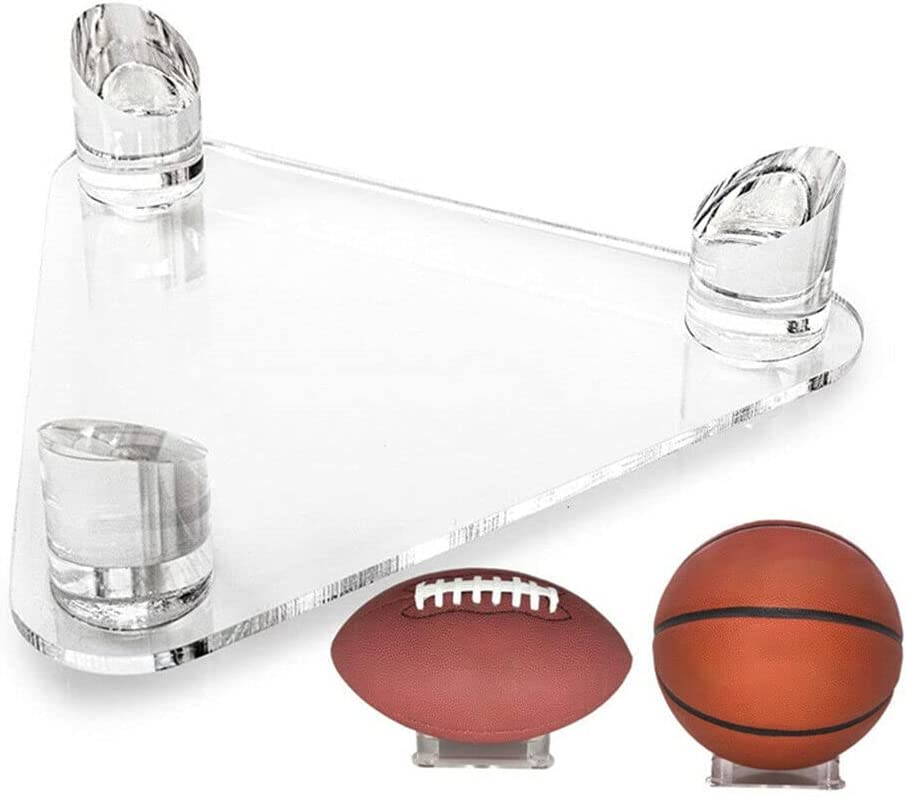 Wooden Display Stand For Sports Balls And Crystal Balls - Holder